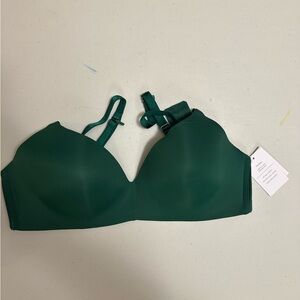 Auden Hunter Green Women's Bra lightly lined wire free 34C